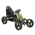 Go-kart per bambini in stile militare HOMCOM - Freno a mano e impostazioni regolabili