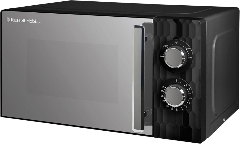 Russell Hobbs Honeycomb RHMM715G Microonde solo manuale 17 L 700 W – 5 livelli di potenza, timer e scongelamento, grigio