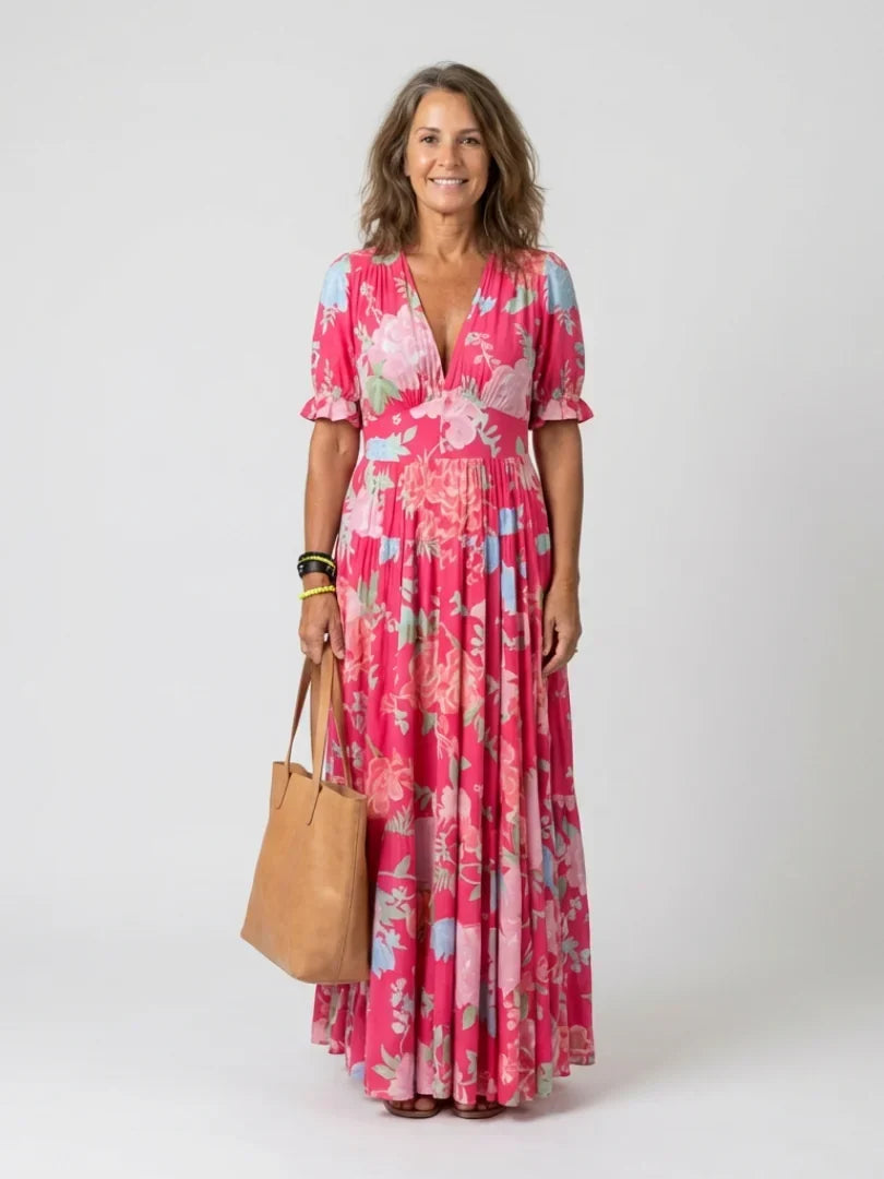Ione | Abito Midi Floreale