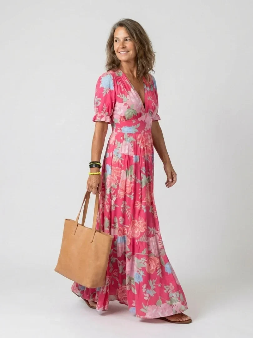 Ione | Abito Midi Floreale