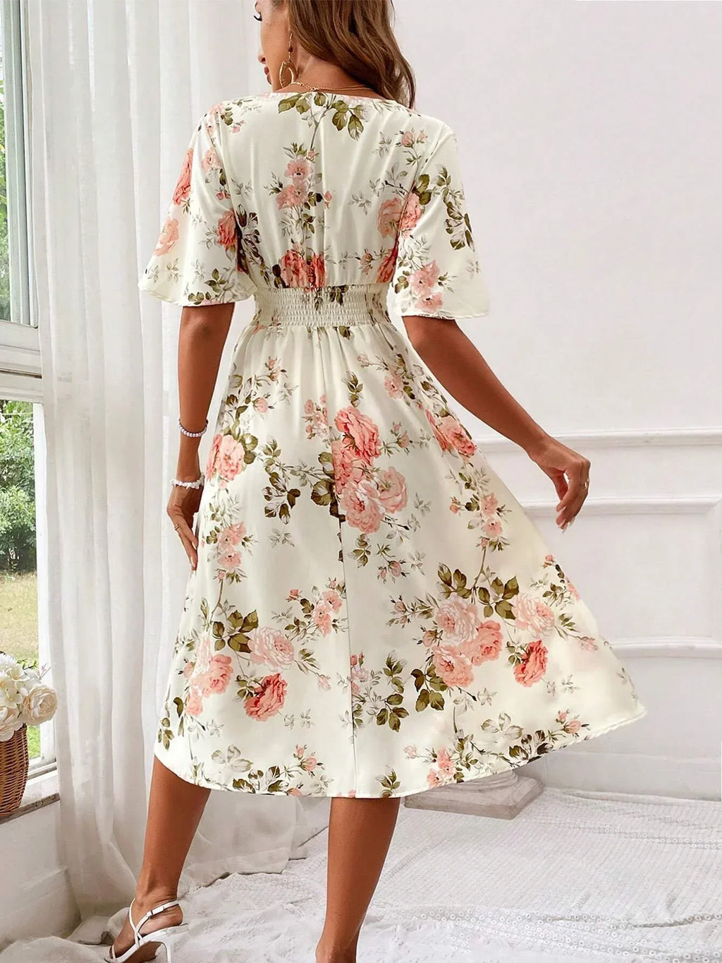 Kerensa | Abito Midi Floreale