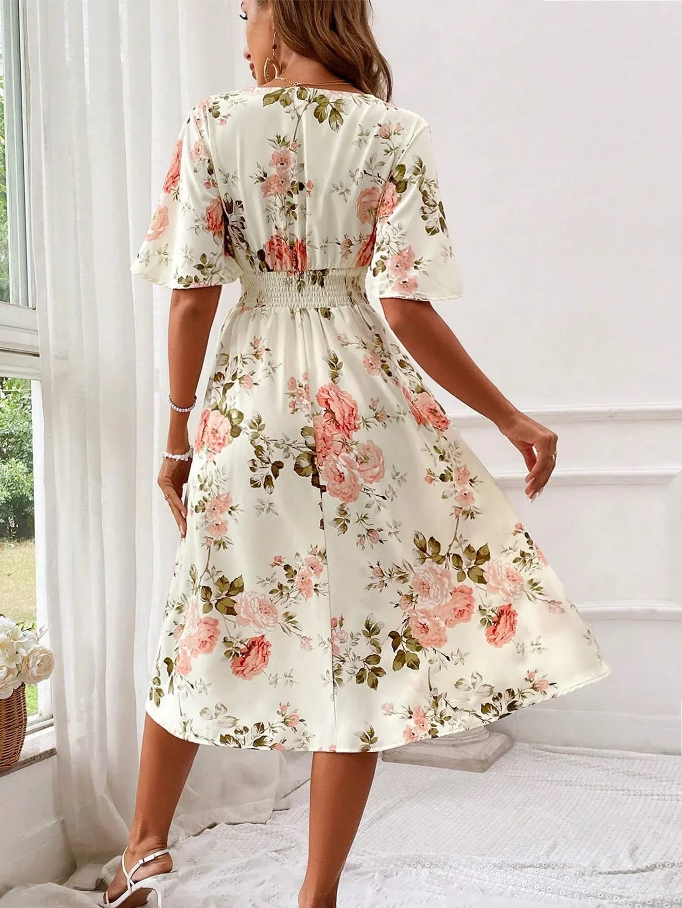 Kerensa | Abito Midi Floreale