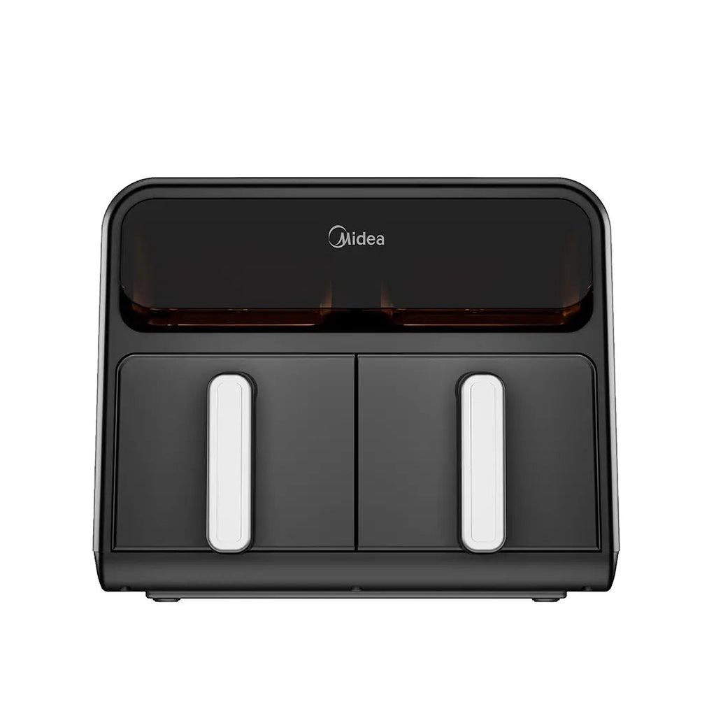 Midea Airfryer 8.4 QT Forno doppia zona 9 in 1 - Due zone cottura, 9 funzioni, Grande capacità, Nero