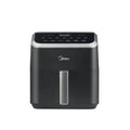 Midea HeatXpress™ Airfryer Oven 5.5 QT 9-in-1 – Friggitrice compatta senza olio, 9 funzioni, Cottura rapida con pochi grassi, Nero
