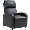 Poltrona relax TV HOMCOM con funzione reclinabile e spessa imbottitura