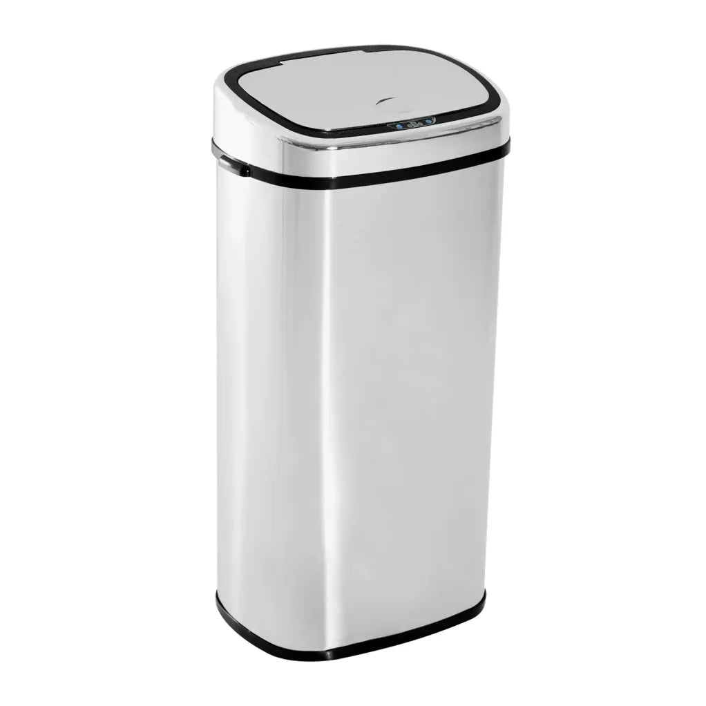 HOMCOM Pattumiera automatica in acciaio inox con sensore