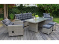 Set da pranzo da giardino “Asti” in alluminio premium, 6 pezzi