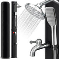 Sonnewelt Doccia solare da giardino 60 L con copertura protettiva e doccetta