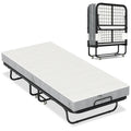 Sonnewelt Letto pieghevole 90×200 cm con materasso da 13 cm e ruote
