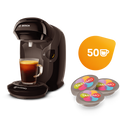 Style Friendly Macchina da caffè a capsule – Compatta, nera e facile da usare per un caffè veloce