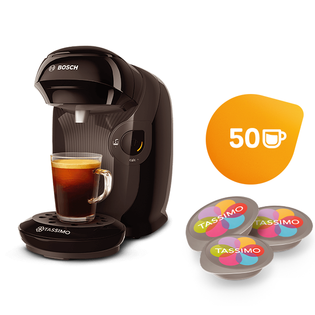 Style Friendly Macchina da caffè a capsule – Compatta, nera e facile da usare per un caffè veloce