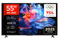 TCL 55V6C Smart TV 55" Direct LED 4K HDR con Google TV - Compatibile con Dolby Audio, Motion Clarity, Assistente Google e Alexa