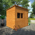 Tiger Shiplap Extra High Pent Casetta da giardino extra-alta – Casetta in legno con tetto a falda unica per massimizzare lo spazio di stoccaggio