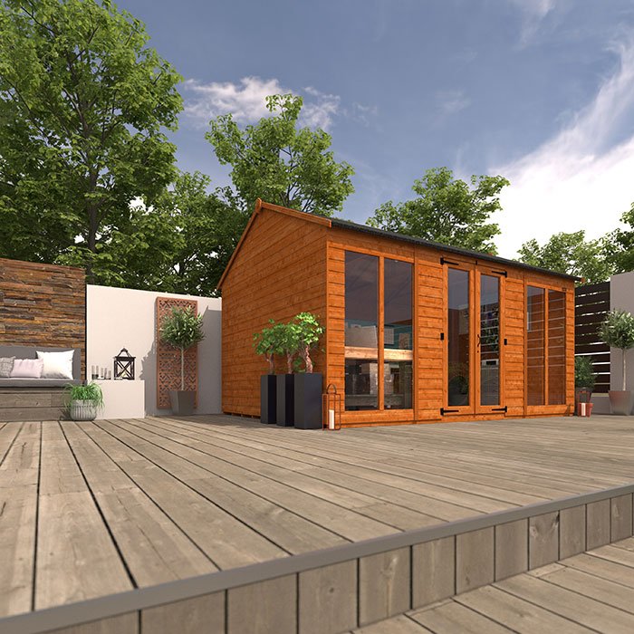 Tiger Retreat Contemporary Summerhouse – Moderno gazebo in legno per il relax e il multiuso