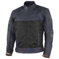 Trilobite Airtech Giacca moto uomo blu/nera – Rinforzo Kevlar®, protezioni CE, ventilazione Air-Mesh