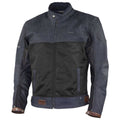 Giacca moto da uomo Trilobite Airtech blu/nera – Rinforzo in Kevlar®, protezione CE, ventilazione Air-Mesh