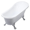Vasca da bagno centro stanza Lykke Nordic Deluxe 1700×750×730 mm, bianca
