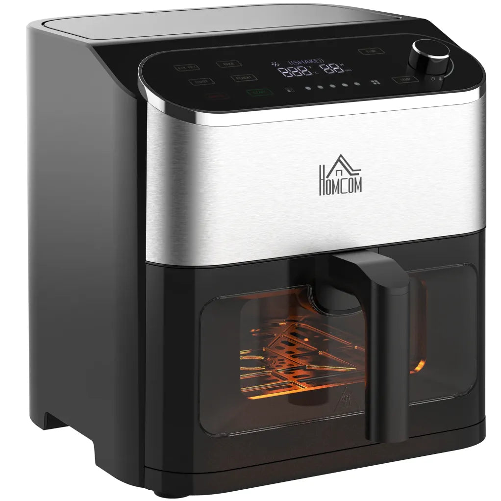 HOMCOM Friggitrice ad aria calda Airfryer – Cottura rapida e povera di grassi