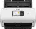 Brother ADS-4500W Scanner documenti – USB, LAN, Wi-Fi, fronte-retro, touchscreen, bianco