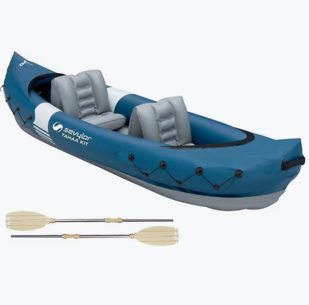 Sevylor Tahaa Kit kayak – Kayak gonfiabile da tempo libero per acque calme e uscite rilassanti